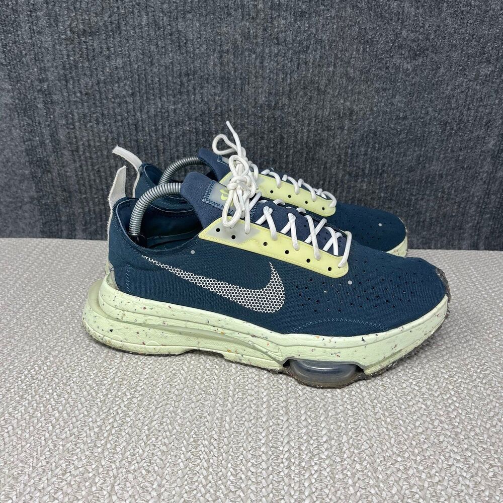Nike Air Zoom Type Crater Armory Navy White Lime Shoes Mens 9.5 DH9628-400